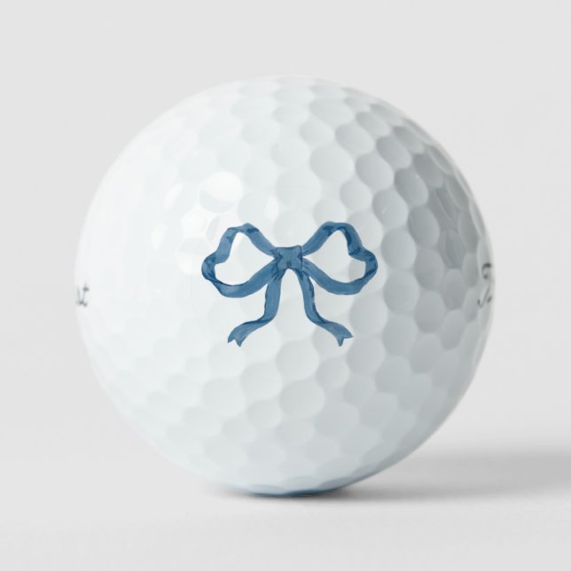 Blue Ribbon Bow  Golfball (Vorderseite)