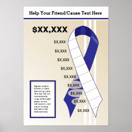 Blue Ribbon Chart Poster