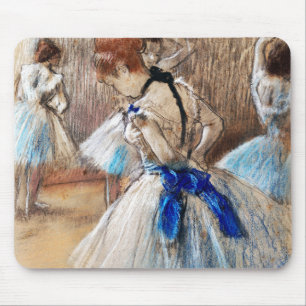 Blue Ribbon Dancer, Edgar Degas Mousepad