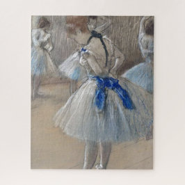 Blue Ribbon Dancer Edgar Degas Puzzle