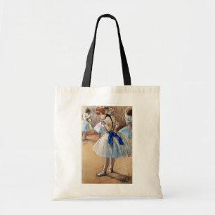 Blue Ribbon Dancer, Edgar Degas Tragetasche