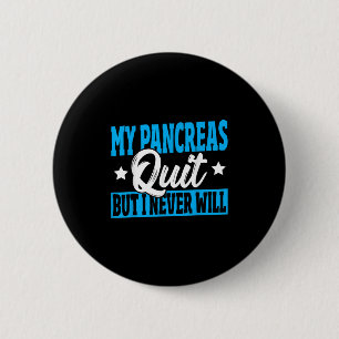 Blue Ribbon Diabetes Awareness Diabetic Life Diabe Button