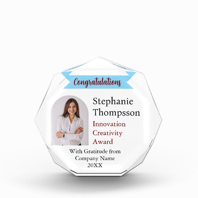 Blue Ribbon Elegant Universal Creativity Award  Fotoblock (Vorderseite)