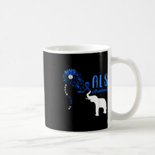 Blue Ribbon Elephant als Krieger Unterstützung als Kaffeetasse