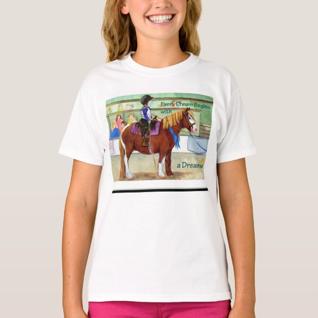 Blue Ribbon Pony Baby T-shirt (Vorderseite)