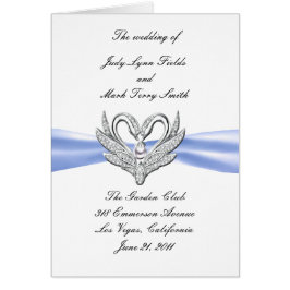 Blue Ribbon Silver Swans Programmkarte