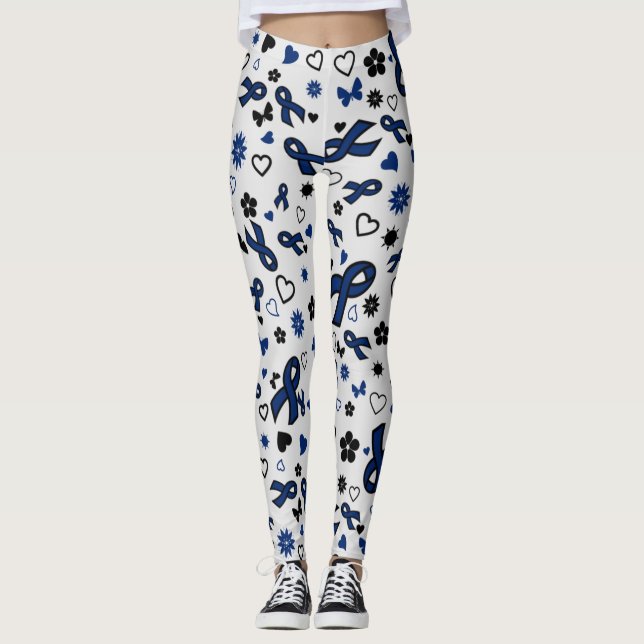 Blue Ribbons Multi..RA Leggings (Vorderseite)