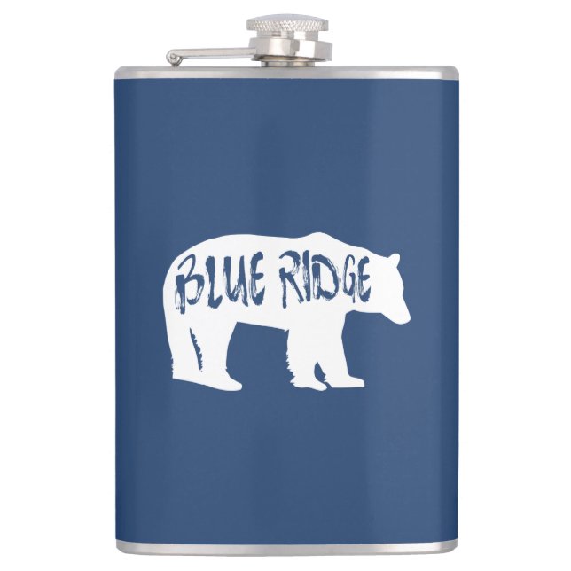 Blue Ridge Bear Flachmann (Vorderseite)