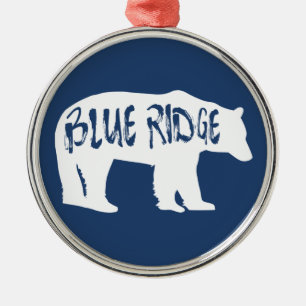 Blue Ridge Bear Ornament Aus Metall