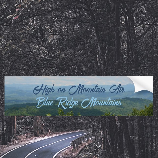 Blue Ridge Mountain - The Blue Ridge Autoaufkleber (Von Creator hochgeladen)
