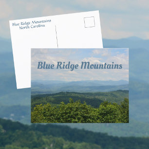 Blue Ridge Mountains Appalachen-Fotografie Postkarte