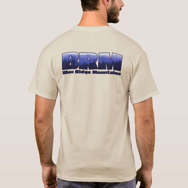 Blue Ridge Mountains BRM Outdoor Vibes T-Shirt (Rückseite)