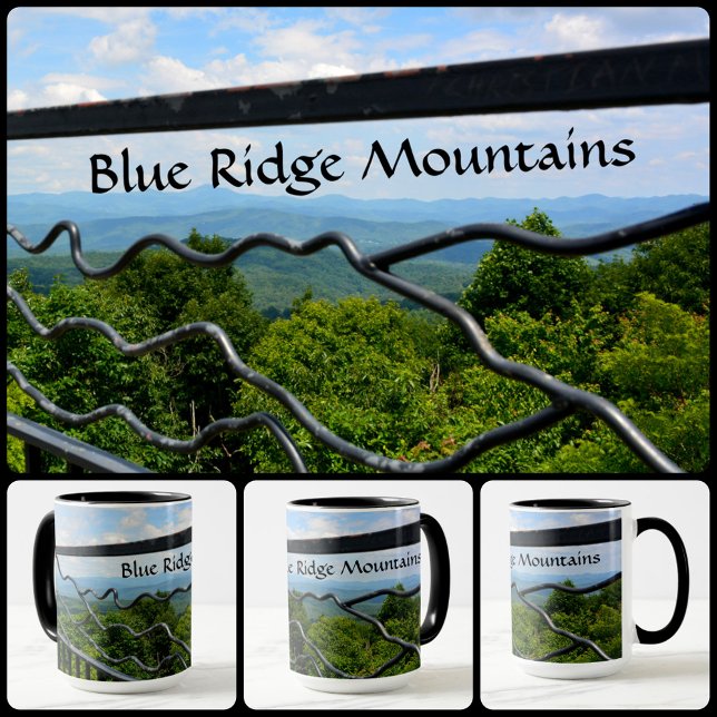 Blue Ridge Mountains Fotografisch Tasse (Von Creator hochgeladen)