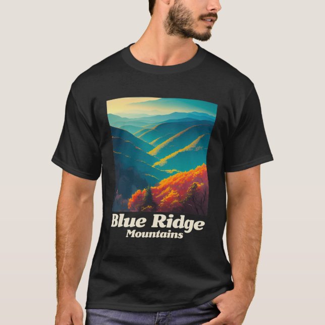 Blue Ridge Mountains Graphic T-Shirt (Vorderseite)