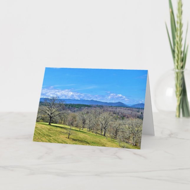 Blue Ridge Mountains, Karte (Vorderseite)