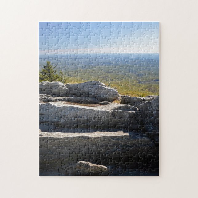Blue Ridge Mountains Landschaftlich Nature Travel  Puzzle (Vertikal)