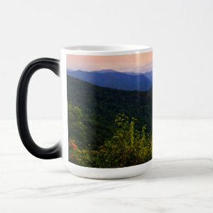 Blue Ridge Mountains Landschaftliche Aussicht Verwandlungstasse