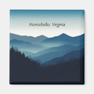Blue Ridge Mountains, Montebello individualisierba Magnet