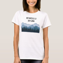 Blue Ridge Mountains, Montebello individualisierba T-Shirt