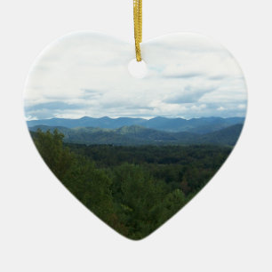 Blue Ridge Mountains - NC Keramik Ornament