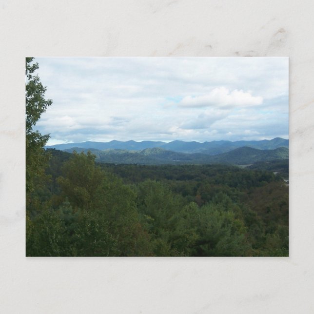 Blue Ridge Mountains - NC Postkarte (Vorderseite)