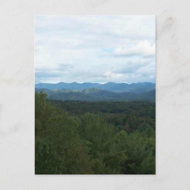 Blue Ridge Mountains - NC Postkarte (Vorderseite)