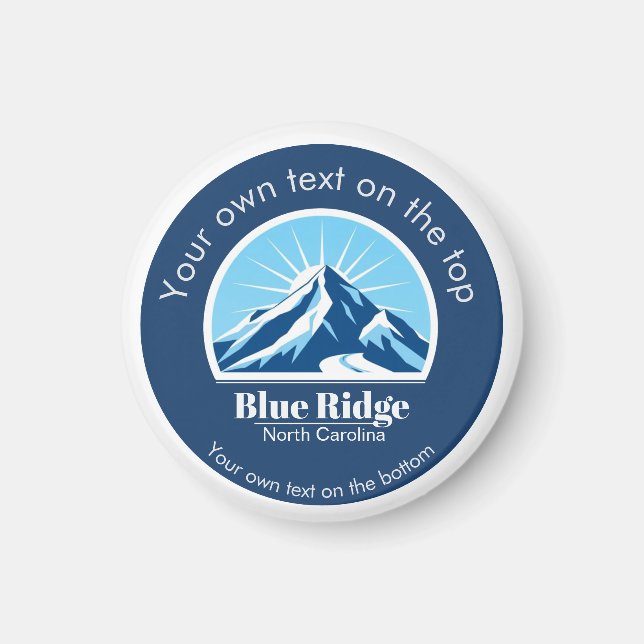 Blue Ridge Mountains NC-Ski resort-Souvenir  Magnet (Vorne)