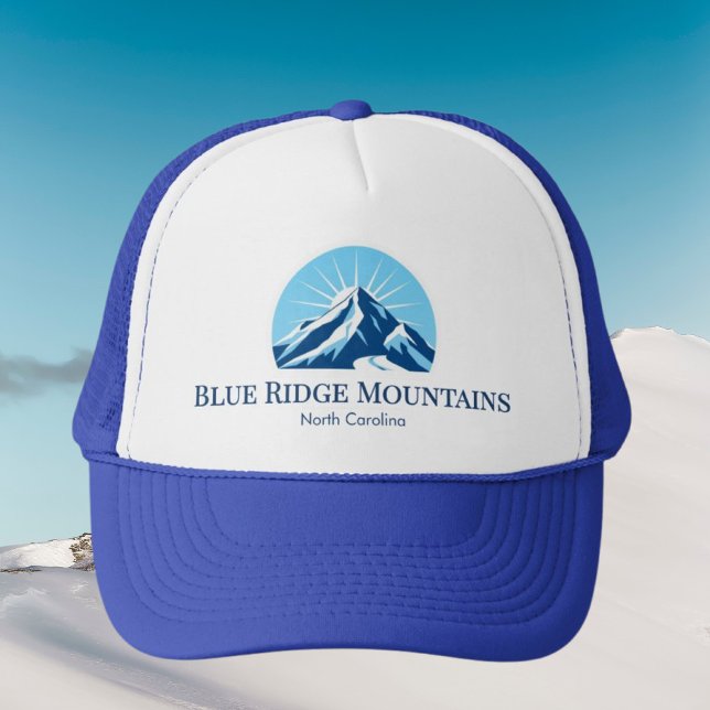 Blue Ridge Mountains NC Skigebiet Outfit Kappe (Von Creator hochgeladen)