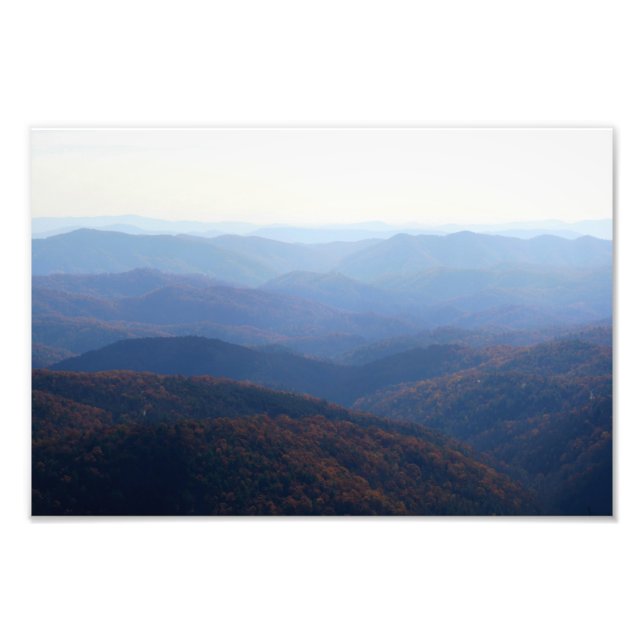Blue Ridge Mountains, North Carolina Fotodruck (Vorne)