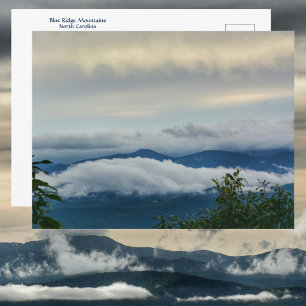 Blue Ridge Mountains North Carolina Fotografisch Postkarte
