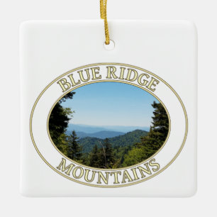 Blue Ridge Mountains North Carolina Keramikornament