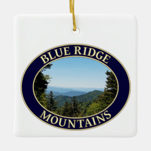 Blue Ridge Mountains North Carolina Keramikornament