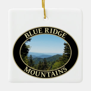 Blue Ridge Mountains North Carolina Keramikornament