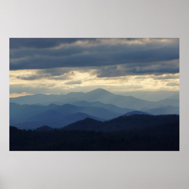 Blue Ridge Mountains Poster (Vorne)