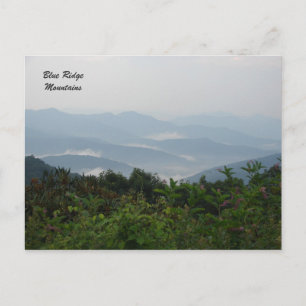 Blue Ridge Mountains Postkarte