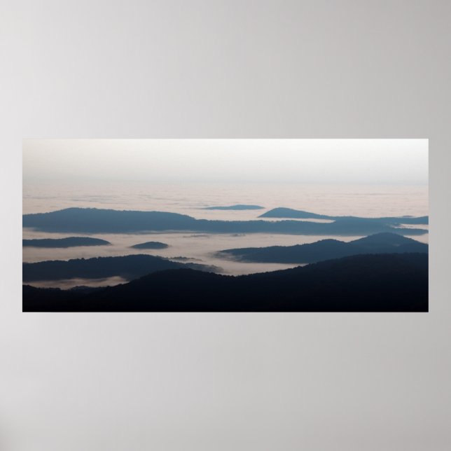 Blue Ridge Mountains Print Poster (Vorne)