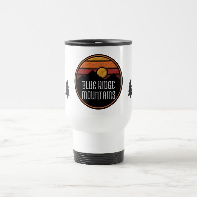 Blue Ridge Mountains Reisebecher (Mittel)