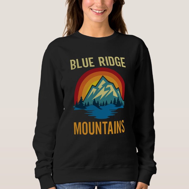 Blue Ridge Mountains Sunset Sweatshirt (Vorderseite)