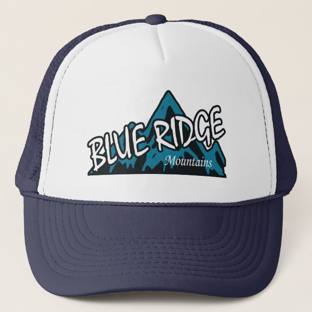 Blue Ridge Mountains Truckerkappe (Vorderseite)