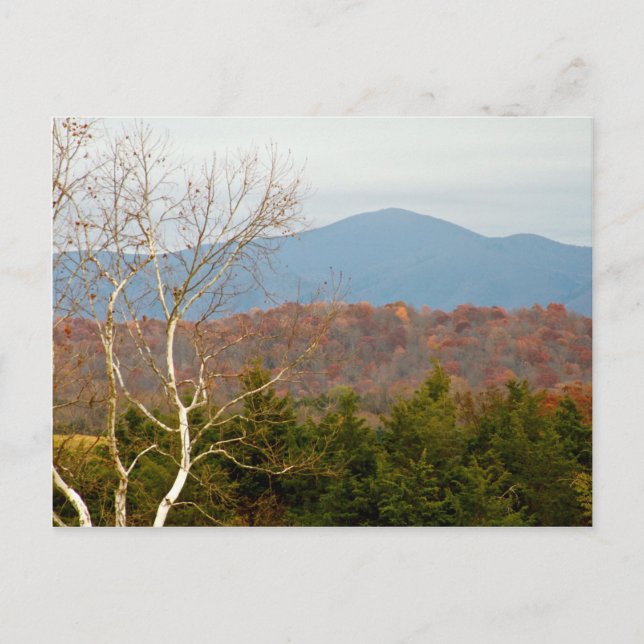 Blue Ridge Mountains VA Landscape Foto Shenandoah Postkarte (Vorderseite)