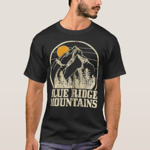 Blue Ridge Mountains Vintages Vintages Wandergebie T-Shirt