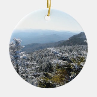 Blue Ridge Mountains Winter Keramikornament