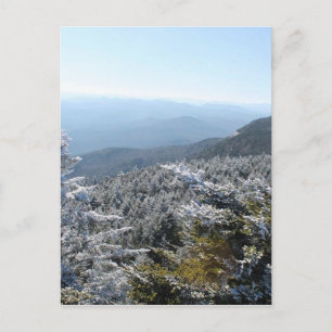 Blue Ridge Mountains Winter Postkarte