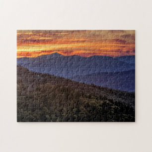 Blue Ridge Parkway at Sunset Puzzle