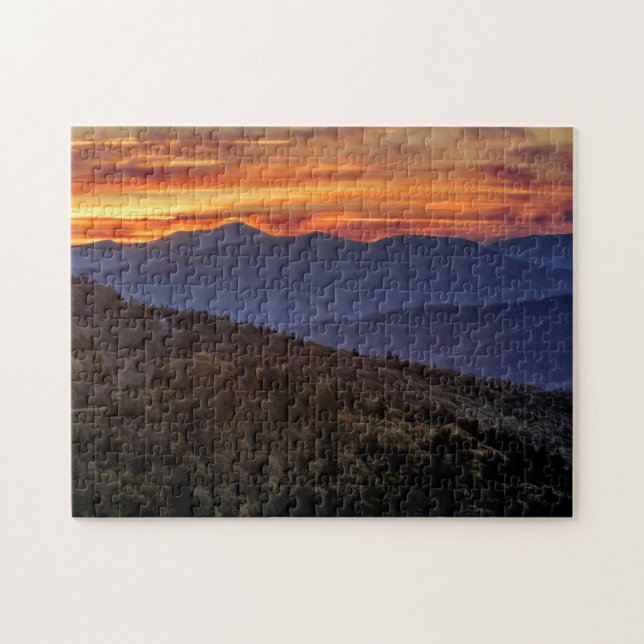 Blue Ridge Parkway at Sunset Puzzle (Horizontal)