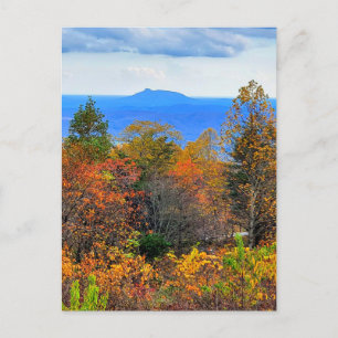 Blue Ridge Parkway Herbst Blick auf Pilotenberg Postkarte