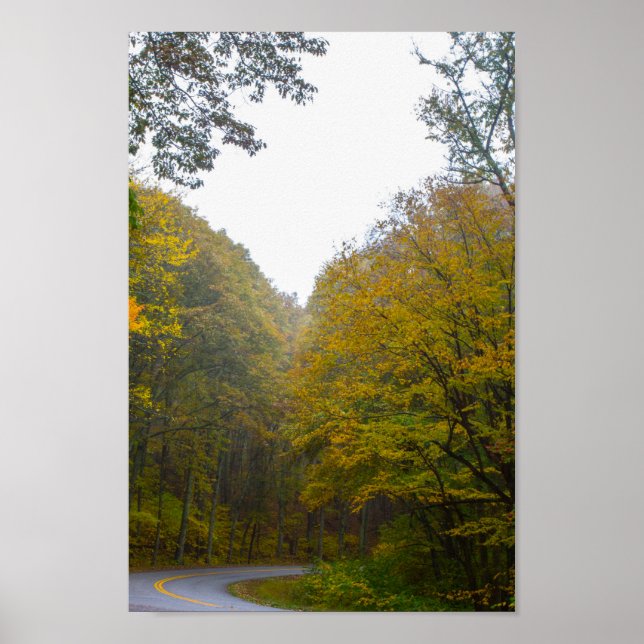 Blue Ridge Parkway in Herbst, Virginia Poster (Vorne)