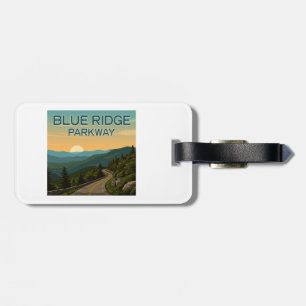 Blue Ridge Parkway Landschaft Gepäckanhänger