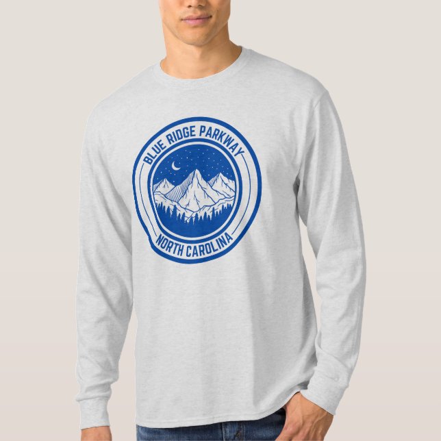 Blue Ridge Parkway Landschaftlich Byway Virginia N T-Shirt (Vorderseite)