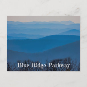 Blue Ridge Parkway Layers Postkarte